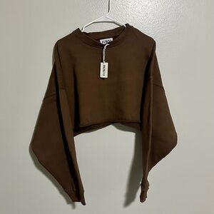 FORM Cropped Pilates Sweatshirt Size L/XL